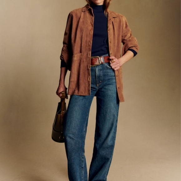 Sezane Will Jacket Suede - Picture 4 of 9